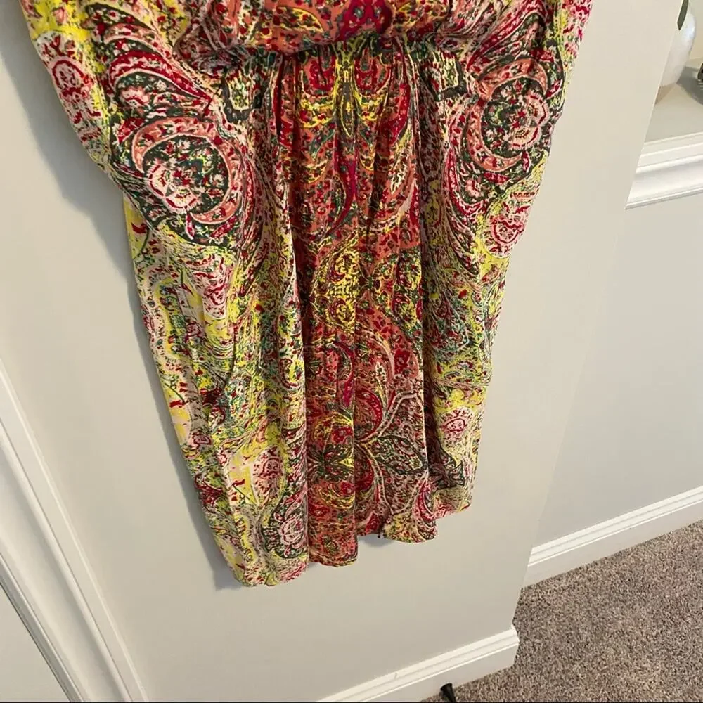See by Chloe Yellow Pink Kaleidoscope Mini Dress 8